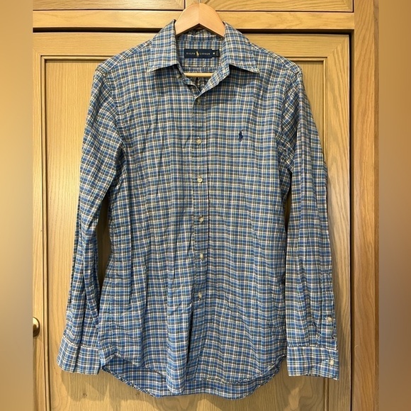 Ralph Lauren Plaid 100% Cotton Casual Button Down Shirt - Picture 1 of 6